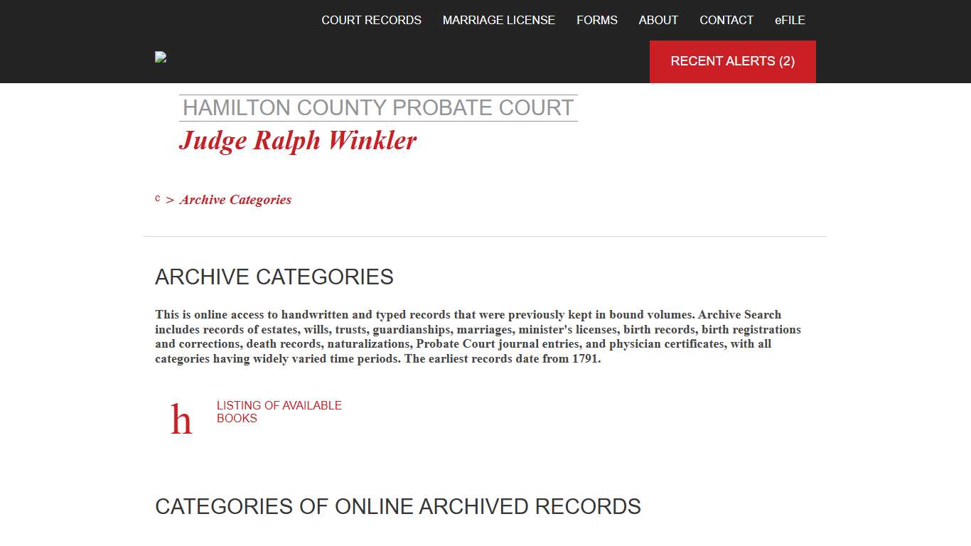 Archive Categories